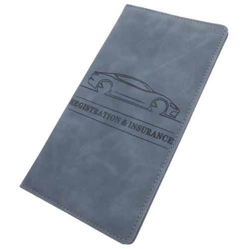 minkissy Kfz-zulassung Und Versicherungskarte Kartenhalter Kartenetui Ausweistasche Kreditkartenhalter Bankkartenhalter Klappkartenhalter Für Auto von minkissy