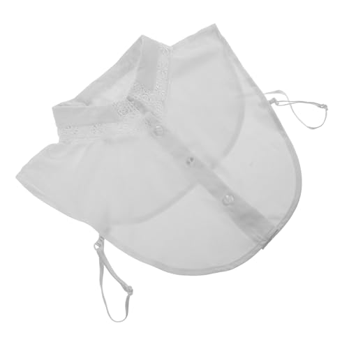 minkissy Falscher Kragen Für Damen Aus Spitze Abnehmbar Modischer Kragen Stilvolles Kleidungsdekor-accessoire Einfacher Aufsatz Für Frauenhemden von minkissy