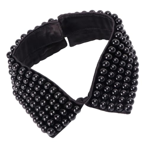 minkissy Geflochtener Schwarzer Fake-kragen Mit Spitze Und Für Frauen Und Mädchen Modisches Halsausschnitt-zubehör Zum Verschönern Von Kleidern Shirts von minkissy