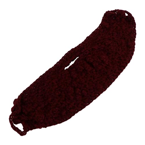 minkissy Gehäkelte Schnurrbart Gesicht Wollgarn Warmer Abnehmbarer für Winter und Herbst für Weihnachtsfeiern Maskeraden und Alltagsgebrauch von minkissy