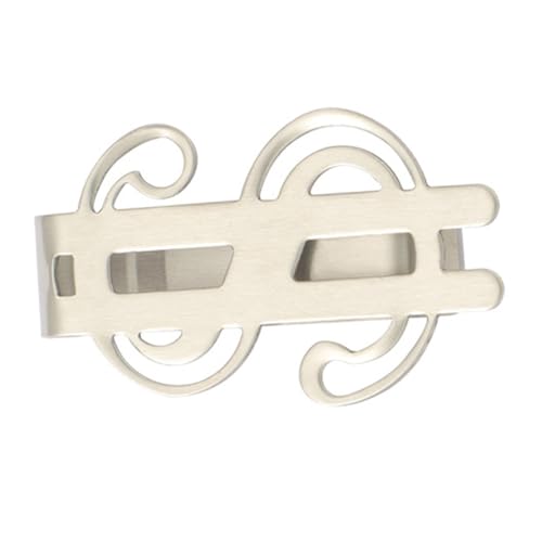 minkissy Edelstahl Geldklammer Robuste Geldscheinklammer Und Praktischer Kartenhalter Für Bargeld Und Bürogebrauch Vielseitig Einsetzbar Als Geldclip Lesezeichen Oder Papierclip von minkissy