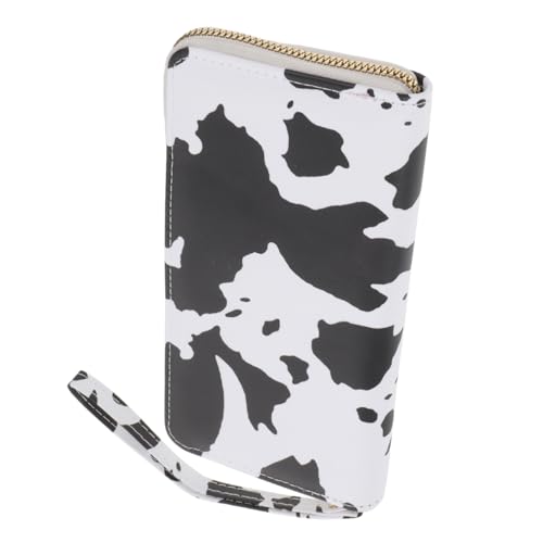 minkissy Geldbörse Mit Mehreren Fächern Brieftasche Frauen Damen Drucken Geldbörsen Geldbeutel Kleine Geldbörsen Frau Für Frauen Geldbörse Für Geldbörse Mit Kuhdruck Pu von minkissy