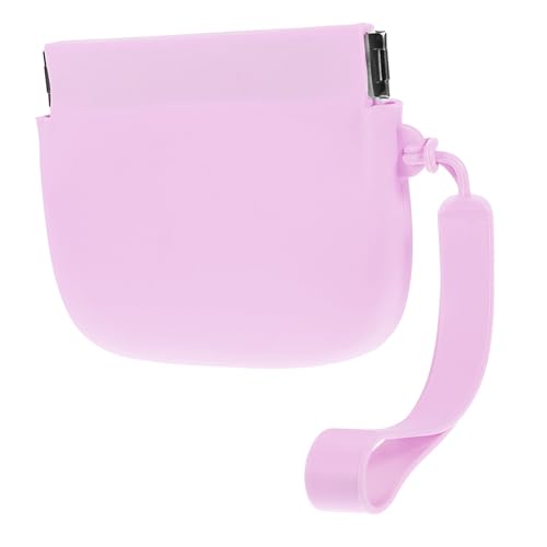 minkissy Geldbörse aus Silikon Frauen geldbörse Handtaschen Geldbeutel Aufbewahrungstasche Brieftasche kleine Geldbörse selbstschließende kleine Tasche Kieselgel Violett von minkissy