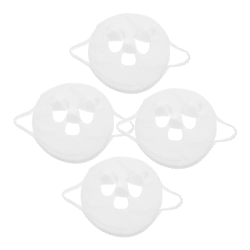 minkissy Gesichtsmaske Gesichtshandtuch Kompresse 4 Stück aus Korallenfleece Heiß Kalt Wiederverwendbar für Spa Hautpflege Gesichtsdampfer Empfindliche Haut Home Reise von minkissy