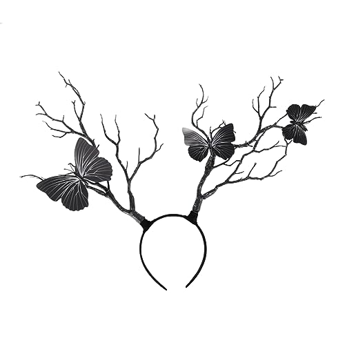 minkissy Geweih Stirnband Haarband Party Kopfbedeckung Geweih Haarreif Cosplay Haarspange Dekoration Kopfornament von minkissy