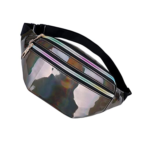 minkissy Glänzende Wasit Bag Glänzende Umhängetasche Hüfttasche Damen Hüfttasche von minkissy