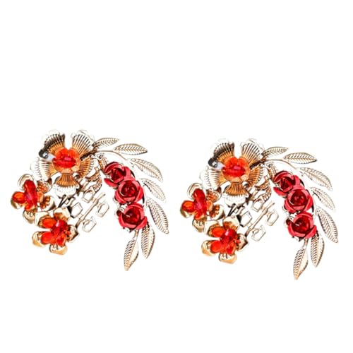 minkissy Glamouröse Schuhschnallen mit Strass Abnehmbare Schuhclips für Hochzeit und Festliche Anlässe Vielseitige Blumenform Schuhdekorationen für Damen Accessoires für Schuhe Taschen und von minkissy