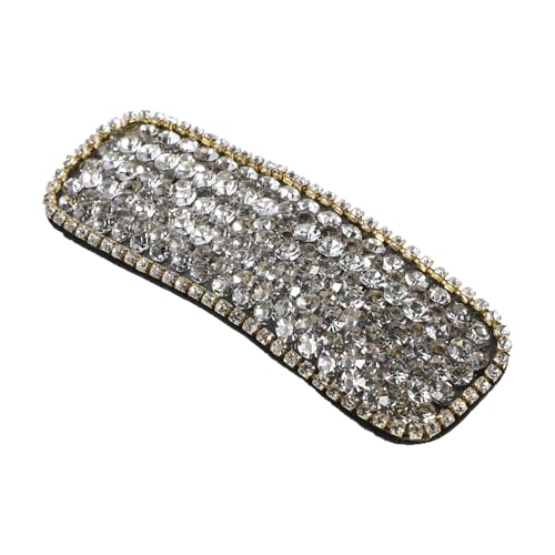 minkissy Glitzernde Krallenklammer Mit Druckknopf Kleine Haarspangen Für Damen Haarschmuck Funkelnde Strasssteine Für Haarstyling Haarspangen Für Seitenspangen Und Partys von minkissy