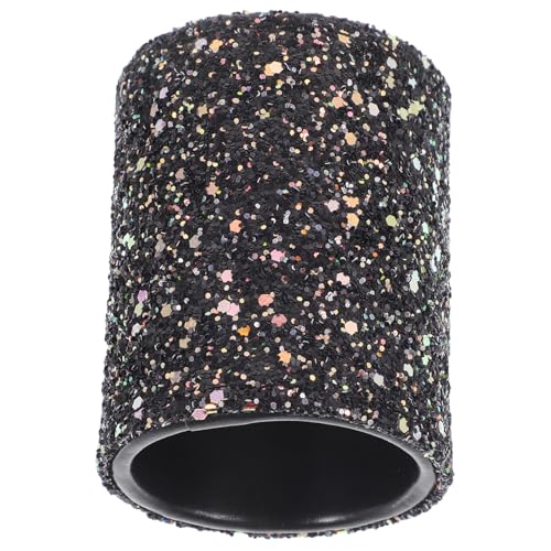 minkissy Glitzernder Make up Pinselhalter Kleiner Make up Pinsel Organizer Tragbares Aufbewahrungsetui Dekorativer Kosmetik Organizer Für Frauen Und Mädchen Für Reisen Und Schminktisch von minkissy