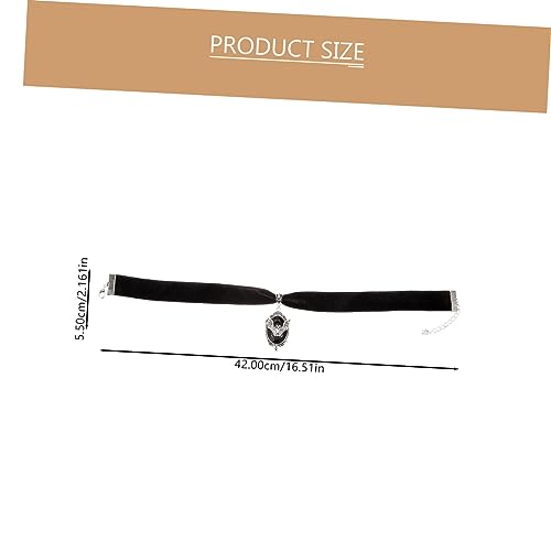 minkissy Gothic Halskette für Herren Vintage Punk Anhänger Bat Schmuck mit Schwarzem und Weichem Band Leicht Robust Modisch für Rocker und Bühnenoutfits von minkissy
