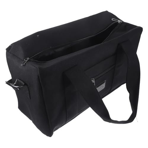 minkissy Große Canvas Reisetasche mit Hoher Kapazität Faltbare Sporttasche mit Schultergurt Robuste und Leichte Duffle Bag für Herren Outdoor Gym und Wochenendausflug von minkissy