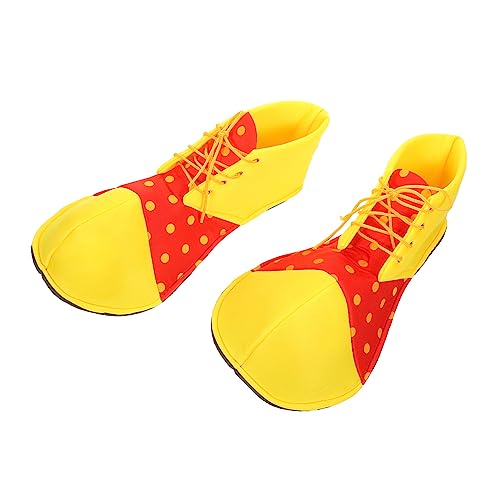 minkissy Große Clown Schuhe für Erwachsene Halloween Cosplay Clown Kostüm Flexibel Leicht und für Karneval und Bühnenauftritte von minkissy