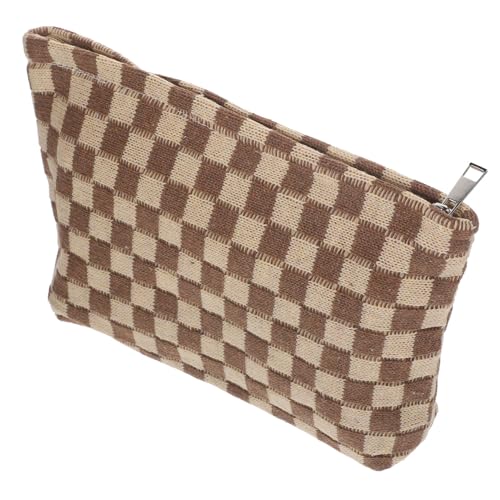 minkissy Reise-kulturtasche Große Kapazität Make-up-Tasche Gitter-Aufbewahrungstasche Stilvoll Und Praktisch Für Damen von minkissy