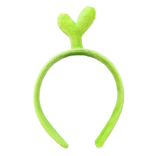 minkissy Grünes Bohnensprossen-stirnband Blumenkopfschmuck Kinder Verkleiden Sich Als Stirnband Party-headbopper Stirnbänder Für Kinderpartys Sprossenkostüm Damen Erwachsener Popper Stoff von minkissy