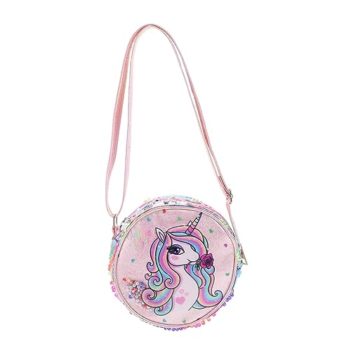 minkissy Gürteltasche Glitzer Tasche Glitzernde Einhorn Geldbörse Kreuztasche Reisetasche Für Mädchen Umhängetasche Für Mädchen Kleinkind Geldbörse Mädchen Tasche Baby Tragetasche Pu Bote von minkissy