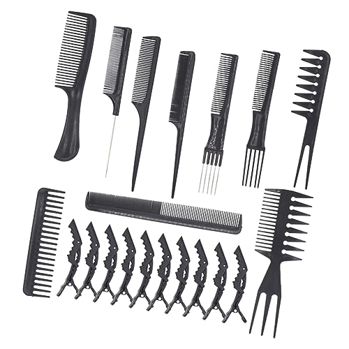 minkissy 1 Satz 20st 20 Multifunktion Ale Kamm-set Für Männer Farbtönungsapplikator Friseurkamm Styling Kamm Antistatischer Kamm Multifunktionswerkzeuge Applikatorpinsel Haar Plastik Mann von minkissy