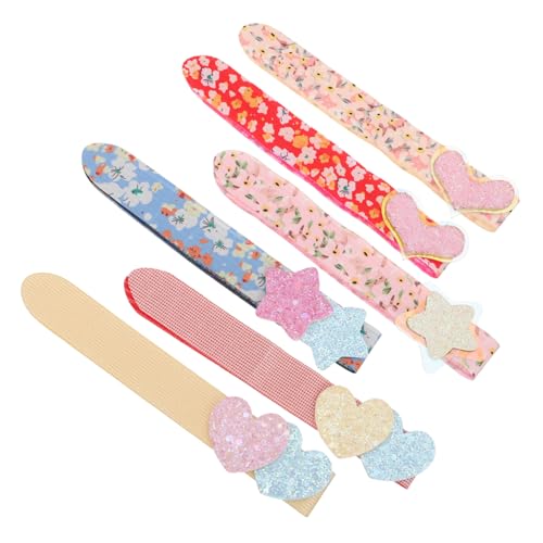 minkissy 6stücke Haaraufkleber-clip Haarfixierungsaufkleber Für Frauen Haarknall-patch-aufkleber Haarreifen-ersatz Haaraufkleber-griff Für Ponyfrisuren Dutt Und Kurzes Haar von minkissy