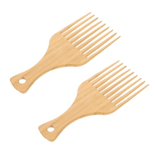 minkissy 2stücke Wide Tooth Comb Für Männer Ölkamm Mit Breitem Zahn Haarstyling-kamm Aus Hochwertigem Material Praktisch Für Langes Und Kurzes Haar Schont Die Kopfhaut von minkissy