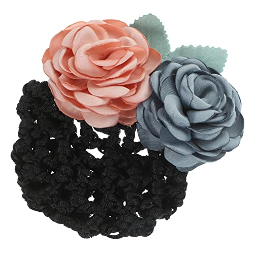 minkissy Haarknoten Für Frauen Haarnetz Dutt-abdeckung Mesh-haarknotennetze Sanftes Material Elegantes Blumendesign Für Den Alltag von minkissy