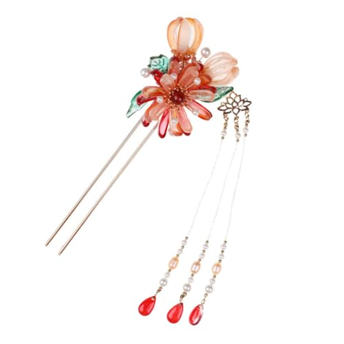 minkissy Vintage Haarnadel Und Quaste Hochzeit Braut Haargabel Für Frauen Haarstab Für Dutts von minkissy