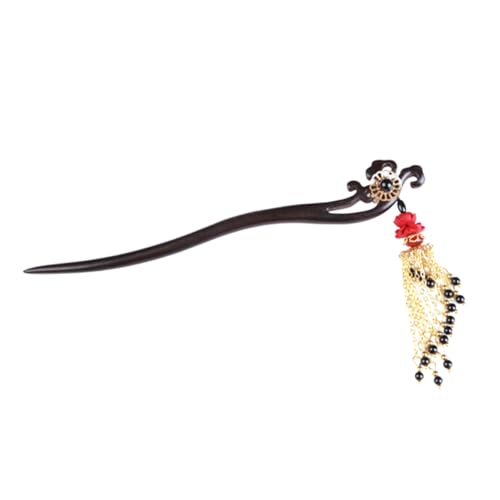 minkissy Einzigartige Haarnadel Im Retro-stil Aus Holz Für Traditionelles Kopfschmuck-accessoire von minkissy