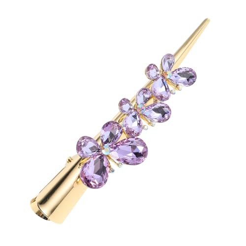 minkissy Rhinestone Haarklammer Mit Schmetterlingsdesign -haarklammer Für Und Mädchen Für Partys Und Besondere Anlässe von minkissy