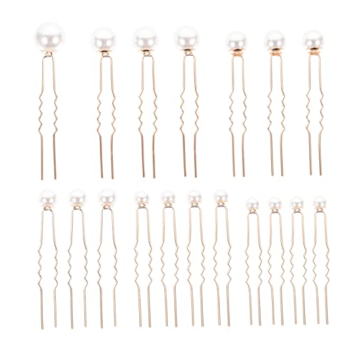 minkissy 18stücke Perlen Haarnadeln Für Braut Hochzeit Haarschmuck Mit Perlen Und Gabeln Haarnadeln Für Brautjungfern Und Damen Hochzeitsparty Haarstäbe Und Haargabeln Langlebige Und von minkissy