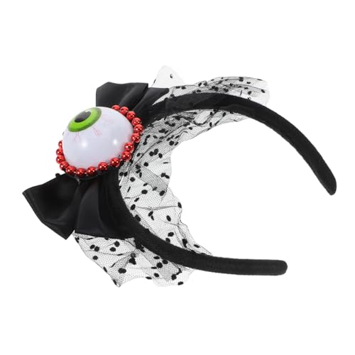 minkissy Haarband Mit Großer Schleife Und Blumenverzierung Für Halloween Strapazierfähiges Kostüm-accessoire Für Für Partys Und Kostümbälle Vielseitig Einsetzbar von minkissy