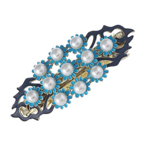 minkissy Haarspange Haarschmuck Hochzeitshaarklammern Haarspangen Damen Dekorative Haarspangen Damen Haarspangen Haarnadel Im Chinesischen Stil Blue Legierung von minkissy
