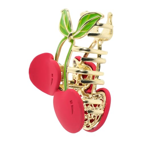 minkissy Haarspangen Kirsche Kirschhaarschmuck Mädchen Kleinkindhaarspangen Haarspangen Für Kleine Mädchen Kirschhaarspange Kirschhaarklammern Frucht-krallen-clips Für Pferdeschwanz Und von minkissy