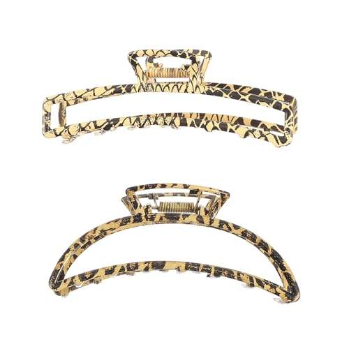 minkissy Haarspangen Mit Leopardenmuster Haarklammern Für Damen Kopfschmuck Aus Leichtem Material Exquisiter Haarschmuck Für Täglichen Gebrauch Und Partys von minkissy