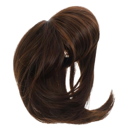 minkissy Haarteil für Damen Clip Topper Unsichtbares Haarteil für Dünner Werdendes Haar Synthetisches Wiglet für Looks und Vielseitige von minkissy