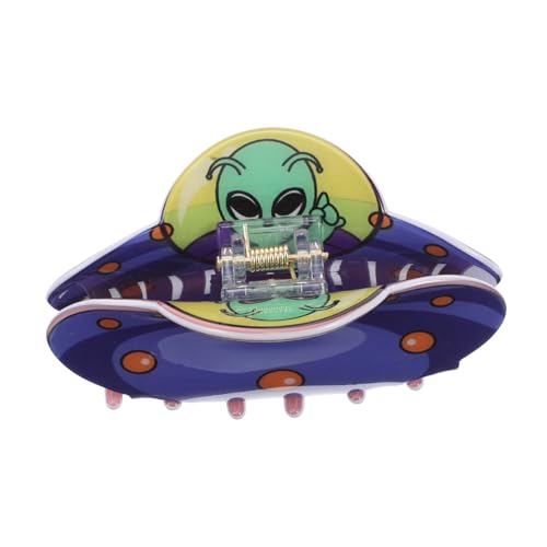 minkissy Hair Clip Form Eines Raumschiffs Bunte -haarspange Für Und Mädchen Kreative Haaraccessoires Mit Zuverlässigem Und Einzigartigem Design Für Verschiedene Frisuren von minkissy