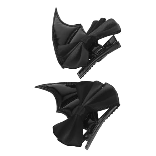 minkissy Halloween Fashion Statement Haarspangen Schwarze Schleife für Damen Haar-styling von minkissy