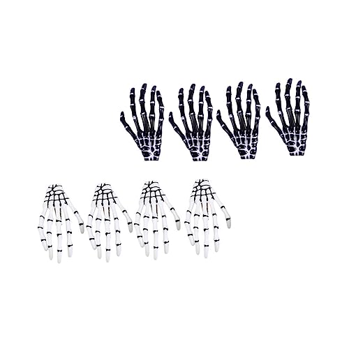 minkissy Halloween Haarschmuck Skelett Hand Knochen Haar Stilvolle Party Haarspange Für Frauen Set von minkissy
