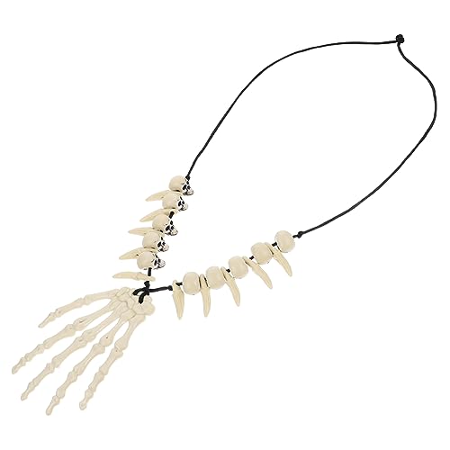 minkissy Halloween Resin Schädel Halskette Retro Skull Anhänger Knochendekor Schmuck Halloween Accessoire Damen Herren Party Kostüm Schmuck minkissy Halloween Resin Schädel Halskette Retro Skull Anhänger Knochendekor Schmuck Halloween Accessoire Damen Herren Party Kostüm Schmuck von minkissy