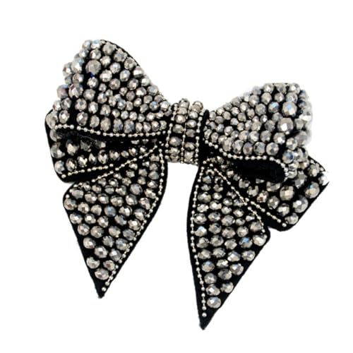 minkissy Handgefertigter Schleifen Schuhschmuck Perlenverziert Abnehmbar Dekorativ für Hochzeit Schuhe Alltag Zubehör von minkissy