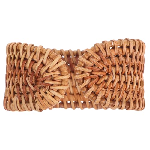 minkissy Bohemian Chunky Rattan Knitted Armreifen Für Damen Handgewebtes Leichtes Armband in Vintage-optik Für Sommerpartys Strapazierfähiger Kunsthandwerklicher Trinkets Für von minkissy