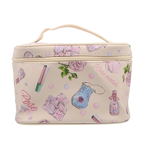 minkissy Handkosmetiktasche Reisekosmetiktasche Aufbewahrungstasche reisekosmetikkoffer Make-up-Organizer Beutel Machen Makeup Tasche Kulturbeutel tragbar Reisen Polyester Schminkständer von minkissy