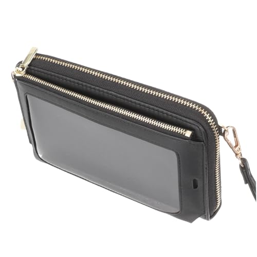 minkissy Handy Geldbörse Damen mit Touchscreen Geldspeicherbeutel für Id Karten RFID Geschützt Transparentes Design für Ausflüge von minkissy