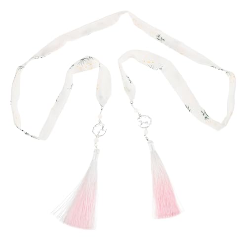 minkissy Vintage Hanfu Haarband Mit Quaste Farbverlauf Aus Kunstseide Für Cosplay Und Traditionelle Anlässe Stilvolles Haaraccessoire von minkissy