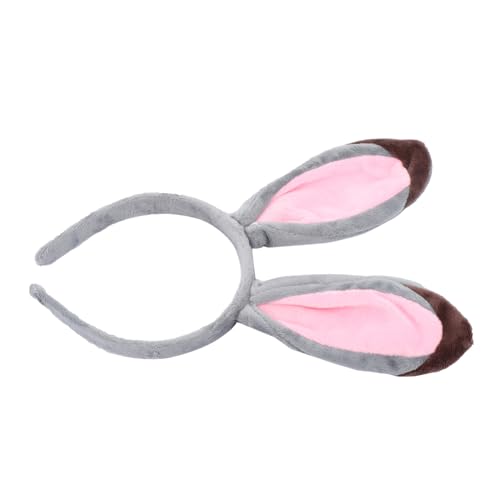 minkissy Kaninchenohr Haarband Aus Plüsch Hasenohren Stirnband Für Party Kostüm-accessoire Foto-prop Für Halloween Karneval Und Kostümpartys von minkissy