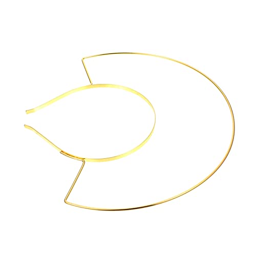 minkissy Heiligenschein-tiara Unserer Lieben Frau Haarband Komisches Zeug Sonnenbrille Haare Zeug Kopfbedeckung Frauen Göttin Stirnband Zubehör Himmlisch Engel Krone Der Göttin Golden Eisen von minkissy