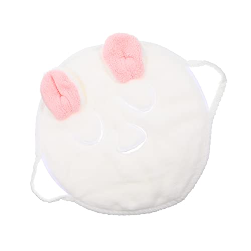 minkissy Cartoon Gesichtspflege Handtuch 24x24cm Feuchtigkeitsmaske Hot/cold Kompresse Für Damen Korallenvlies Multifunktional Wiederverwendbar von minkissy