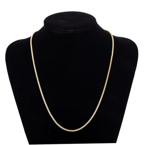 minkissy Goldene Panzerkette Für Herren Aus Legierung Ca Langlebige Und Leichte Gliederkette Schlichtes Schmuckstück Für Männer von minkissy