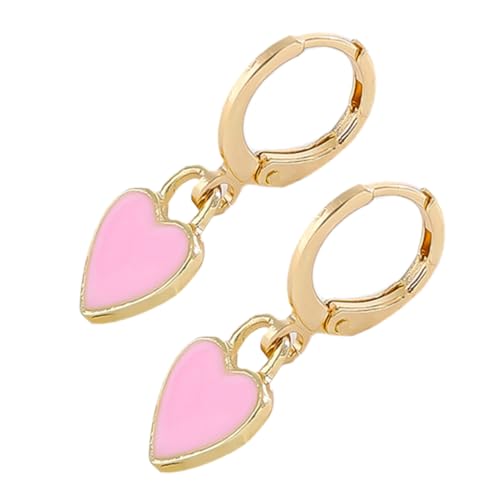 minkissy Herz Ohrstecker Damen Ohrschmuck Leicht Modisch Material Langlebig Für Alltag Geschenk von minkissy