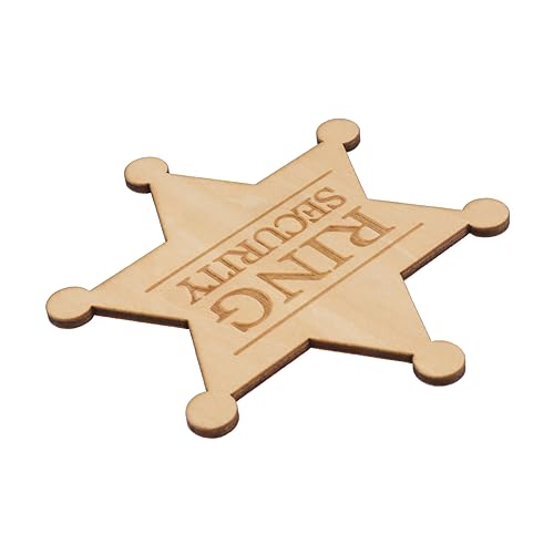 minkissy Holz Brosche für Hochzeiten Anstecknadel Hochwertigem Holz für Trauzeugen und Ringträger Rustikaler Look Komfortabel und Langlebig für Besonderen Tag von minkissy