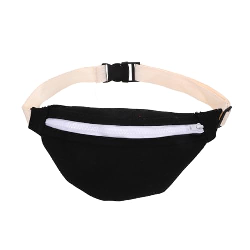 minkissy Hüfttasche für Robuste Umhängetasche Canvas Verstellbar für Jungen und Mädchen für Schlüssel Geld und Leicht und Tragbar Vielseitig als Brust oder Schultertasche von minkissy