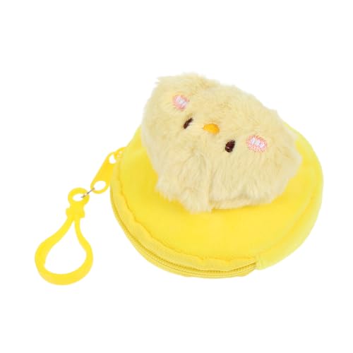 minkissy Plüschtier Huhn Geldbörse Süße Münzbörse Für Junge Mädchen Mädchen Kleine Portemonnaie Aus Plüsch Cartoon Tier Wechselgeldbörse Tragbare Aufbewahrungstasche Für Münzen von minkissy