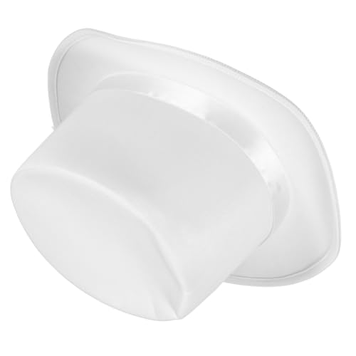 minkissy Zaubererhut Weiß Für Zylinderhut Zum Anziehen Partykostümhut Kostümhut Für Halloween Anziehhut Für Maskerade von minkissy